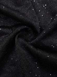 Chikora Vestido de trabajo elegante con pliegues de unicolor para mujer de talla grande, atuendos de maestra para mujer, atuendos de maestra de talla grande, atuendos de maestra, casual de negocios para mujer, atuendos de oficina para mujer, ropa de trabajo para mujer, atuendos de trabajo para mujer, ropa de oficina para mujer, vestimenta de oficina para mujer, casual de negocios para mujer, ropa de oficina, falda plisada - Negro - Ver 7