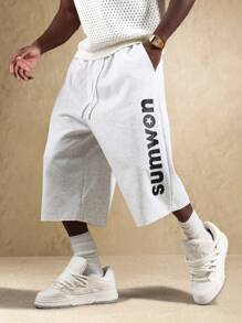 SUMWON 优质运动百慕大运动短裤宽腿夏季舒适休闲篮球短裤带侧袋运动时尚服饰活跃