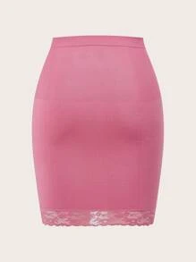 Shaping Daily Wear Skirt - Hot Pink - View 2