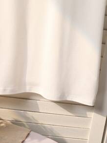 Tween Girls "Let's Go Girl" Chelsea Boot & Star Print Round Neck Short Sleeve White T-Shirt, Summer Pink Cowboy Boots Shirt - White - View 3