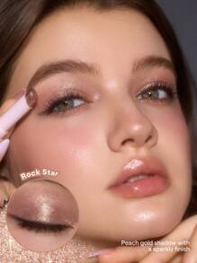 SHEGLAM Crystal Jelly Glaze Stick-Rock Star Graduation Birthday Holiday Summer Fall Autumn Y2K Fancy Fashion Women Makeup Cosmetic Party Beach Travel Camping Outdoors School Campus Trip Festivals Decor Gift Present Rose Girl Cosplay Best Color Charm Vibe