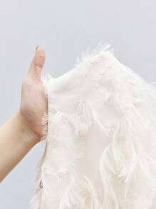 Maija 女款簡約實用多功能圓領短袖T恤，舒適面料，時尚百搭設計，適合校園穿著，適合外出穿著，適合社團聚會，適合音樂會活動，適合秋季穿著，適合穿搭，適合T恤，適合日常休閒穿著，適合生日慶祝，適合假期聚會 - 白色 - 查看 8