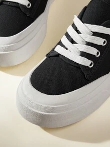 CUCCOO EASI Women's Casual, Comfortable & Simple Canvas Shoes, Versatile & Practical - Black - View 9