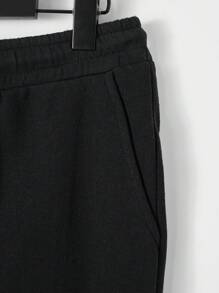 EURMUSE Men's Deer Pattern Hooded Sweatshirt And Pants Two-piece Set - Beige - View 4