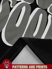 SHEIN Tween Boy Casual Minimalist Cool Hip-Hop Flame "RICH SOON" Text Print Loose Comfy Long Sleeve Sweatshirt, Suitable For Autumn/Winter - Multicolor - View 6