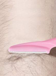 SHEIN 1/3/6/1224pcs Precision Eyebrow & Face Razors For Men & Women - Stainless Steel Hair Trimmers With Covers, Ergonomic Design, Ideal For Eyebrows, Ear & Nose Hair Removal, Fragrance-Free, Facial Hair Grooming|Modern Grooming Tools|Durable Razors, Eyebrow Trimmer