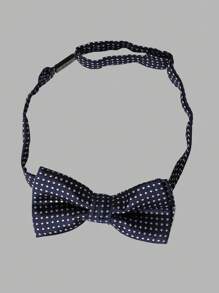 Traje elegante casual de caballero para jóvenes con decoración de triángulos blancos, adecuado para ocasiones formales, fiesta de cumpleaños - 4 piezas