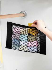 SHEIN 1 szt. Worek do przechowywania kleju, worek na śmieci, worek plastikowy do przechowywania worek siatkowy, worek siatkowy do szafek kuchennych montowany na ścianie, worek do przechowywania worek na zakupy, worek do przechowywania wiszący o dużej pojemności, worek na śmieci, worek do przechowywania montowany na ścianie, worek na drzwi szafek kuchennych