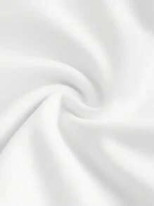 Slaydiva 新款性感日常约会可爱风圆领短袖修身蕾丝蝴蝶结印花白色T恤 - 白色 - 查看 6