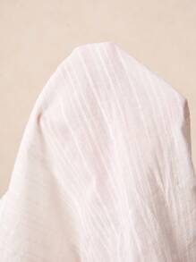 Poéselle White Cotton Shirt, Lace Stitching, Jacquard Fabric, Exquisite And Elegant, Comfortable And Breathable Fabric, Work Clothes, Business Shirt, Women's Summer Contrast Lace Puff Sleeve Elegant Blouse,Suitable For Daily Wear, Going Out, Commuting, Dating And Other Occasions,Poeselle