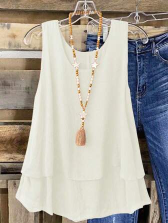 Linhara 大码女式甜美复古风荷叶边吊带上衣，适合海滩度假、春夏穿着