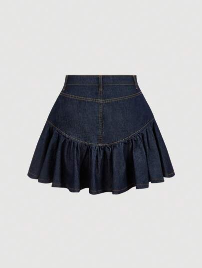 SHEIN MOD Váy ngắn xếp ly denim thường ngày có túi cho nữ, Phụ nữ đi nghỉ, Quần áo mùa hè cho nữ, Sinh nhật cho nữ, Hòa nhạc đồng quê, Văn phòng cho nữ, Quần áo công sở cho nữ, Tiệc trưa cho nữ, Phụ nữ đi du ngoạn, Phụ nữ đi nghỉ, Váy tiệc trà, Váy jean, Phụ nữ đi nghỉ, Quần áo mùa hè cho nữ, Váy mùa hè dễ thương, Cổ điển