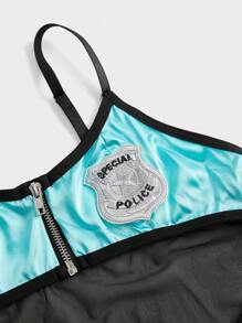 Spicy Aura Kostum Lingerie Wanita, Modis untuk Musim Panas - Mint Green - View 6