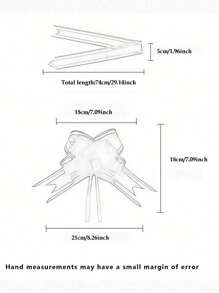 SHEIN 5/10pcs Pink Bowknot Pull Flower Decoration Ribbon For Room Decoration, Wedding Car, And Mirror, Snow Yarn Pull Flower Ribbon For Holidays And Celebrations,Bow Ribbon Gift Packing Flower Bow Knot Party Wedding Car Room Decor - Pink - View 4