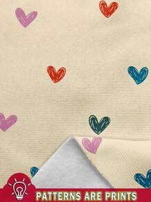 SHEIN Tween 女童休闲宽松舒适长袖连帽运动衫，适合秋冬季