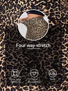 SHEIN Essnce Plus Size Stretch Slim Fit Stretchy Knit Casual Jeans - Chocolate Brown - View 7
