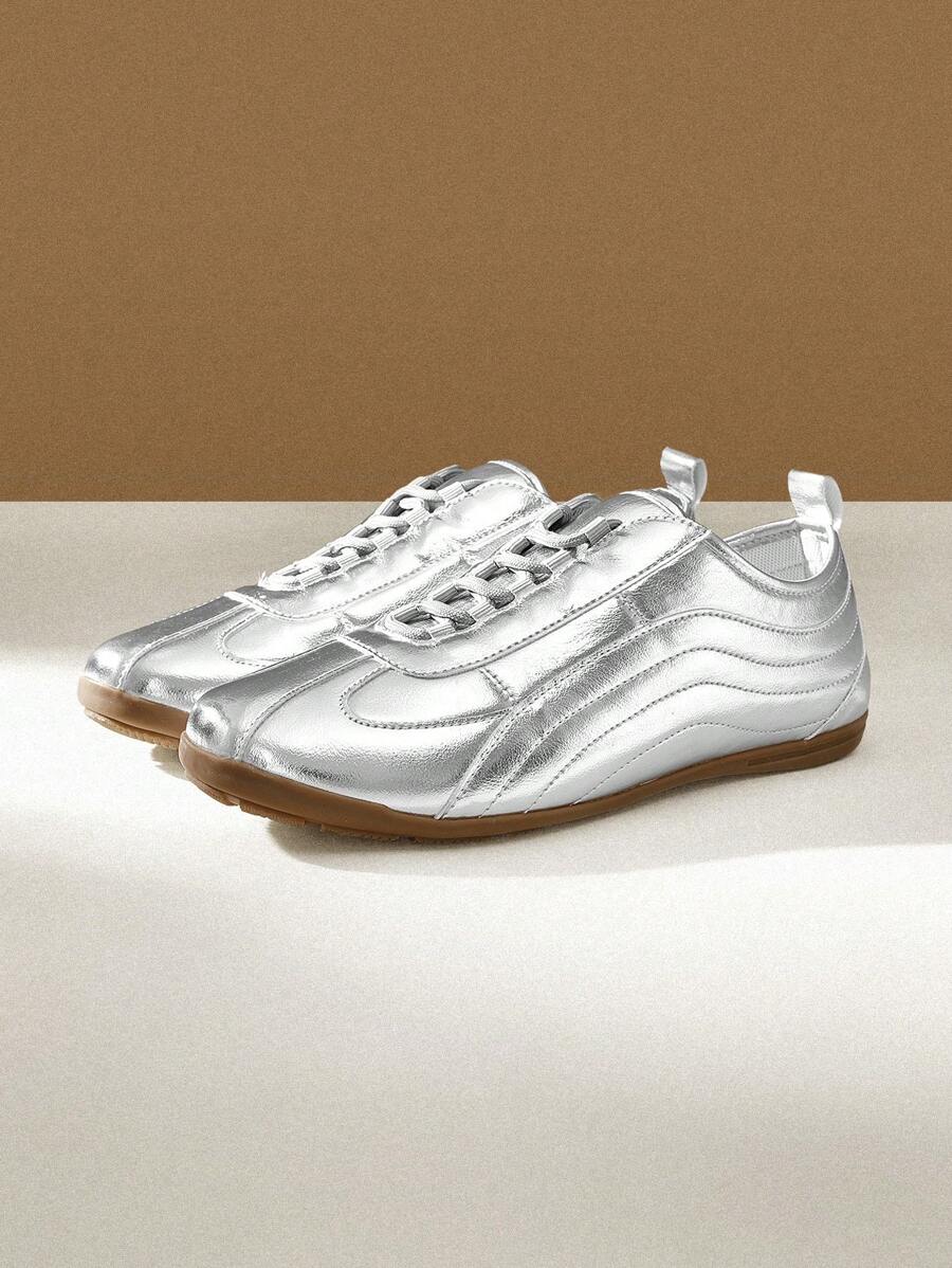 CUCCOO EASI 女式黑色复古休闲运动鞋