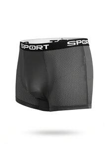 Snug Zone Calzoncillos bóxer transparentes con estampado de letras y bloques de color para hombres, paquete de calzoncillos bóxer de malla, ropa interior para hombres, paquete de calzoncillos bóxer, pantalones cortos de licra - Multicolor - Ver 16