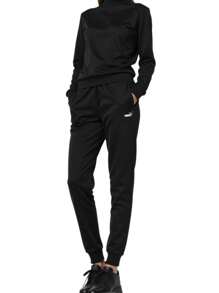 Puma Men's Casual Sports Letter Graphic Slant Pocket Drawstring Pants