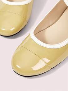 CUCCOO DOLLMOD Women's Fashionable Yellow Cute Flat Shoes - Yellow - View 7