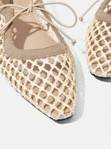 Styleloop Women's Flat Sandals, Boho Style, Retro American, Bohemian, Western Music Festival, Party Outfit Holiday Travel Essential Boho - Khaki - View 3