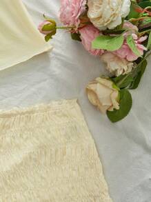 SHEIN VCAY Women Two Pieces Outfits For Daily Wear, Vacation Style, Casual Summer Vacation Outfits Woman, Bohemia Beach Vacation Outfits, Boho Chic, Country Concert Outfit, Holiday Festival Outfits, Beach Outfits For Woman, Summer Outfits For Women, Graduation Outfit, Sexy Dress, Old Money Style Women, Summer Sun Dress, Mother's Day, Butter Yellow Dress - Yellow - View 5