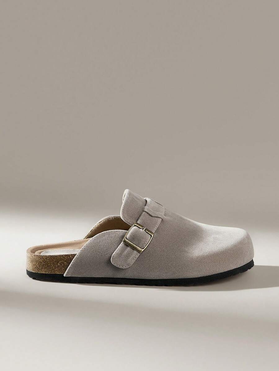 Solecia Women's Fashion Versatile Casual Simple Flat Loafers For Christmas - Light Grey - View 1