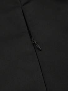 SHEIN MOD Strapless Ribbon Decoration Black Elegant Prom Dress, Holiday Dress, Cute Dress, Vacation Dress, Party Dress, Brunch Dress, Women's Birthday Dress, Graduation Dress, Summer