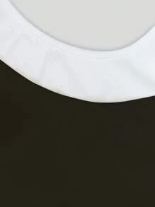 INAWLY Women's Summer Casual Street Fashion 2 In 1 Tank Top - Black - View 3