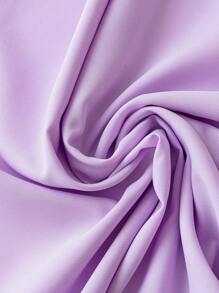 DreamSkyne Romantic Date  Plus Size Women Solid Chiffon Off Shoulder Cinched Waist A-Line Mid-Length Dress For Date