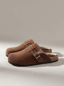 Solecia Women's Simple & Practical Flat Slide Sandals - Brown - View 2