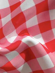 Soleia Bohemian, Boho, romantischer Blumen, Urlaub, Blumen 2-teiliges Damen Gingham Muster Spitze Patchwork Schleife Dekor Badeanzug Set für den Urlaub, süß, Kawaii Off-Shoulder Weihnachts-Oberteil für Schulrückkehr-Outfits Frauen, Schulrückkehr Frauenkleidung für den Herbst, Goth Frauenkleidung, Club-Outfits für Frauen, sexy Halloween-Kostüme, Ausgehoutfits, Konzertoutfits, Country-Konzertoutfit