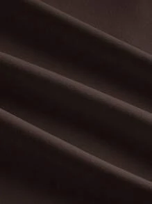 SHEIN MOD Women Solid Color Fitted Pleated Metal Buckle Mini Dress,Club Outfits Women Sexy