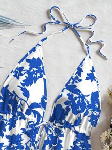 Soleia 休闲 V 领露背系带纹理面料背心，红色