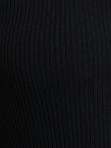 Nöista Women Plain Crossed-Straps Sleeveless Fitted Mini Dress - Black - View 4