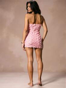 Glamine Women's Solid Color Short Dress, Fashionable For Summer, Women Dresses Birthday, Women Short Dresses Summer