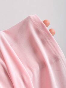 Sweetra Women's New Fashionable Sexy Minimalist Backless Chain Detail Spaghetti Strap Camisole Top - Pink - View 8