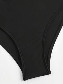 Swim SXY 3pcs/Set Women Beach Summer Outfits: Shoulder Strap Push-Up Top, High Waist Bottoms, Hollow-Out Maxi Beach Cover-Up Dress, High Fashionable Swimwear Set