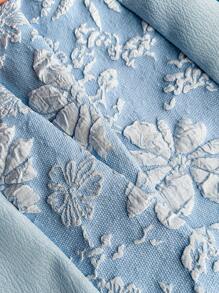 Vintamour Vintage Elegant Women's Tank Dress, Jacquard Patchwork Flared Dress Spring/Summer Fitted Dress, White Dress Wedding Guest Dress Women Summer Dresses For Women Holiday Outfits Graduation Dress Festival Outfits Women Birthday Dresses For Women Business Casual Woman Teacher Outfits For Women - Baby Blue - View 6