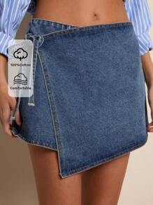 Nöista Shorts di jeans alla moda per donna, per l'estate - Blu - Visualizzare 1