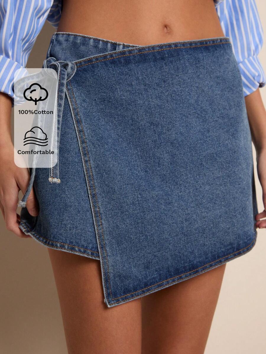 Nöista Shorts di jeans alla moda per donna, per l'estate - Blu - Visualizzare 1