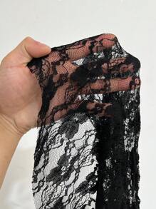 Whyspr Plus Size Rave/Style Solid Color Pants, Fashionable For Summer Fall Cloth For Women - Black - View 6