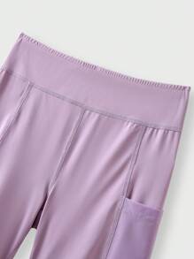 JNSQ Shorts ajustés pour sports de plein air pour préadolescentes, retour à l'école'} {'translate_fr':'Shorts de yoga ajustés à imprimé drôle tout-sur pour préadolescentes, sports de plein air