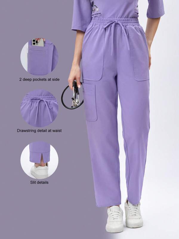Scrubzie Pantaloni de alăptare cu 4 buzunare