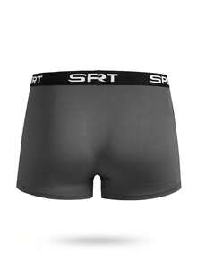 Snug Zone Calzoncillos bóxer transparentes con estampado de letras y bloques de color para hombres, paquete de calzoncillos bóxer de malla, ropa interior para hombres, paquete de calzoncillos bóxer, pantalones cortos de licra - Multicolor - Ver 17