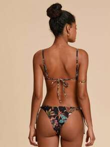 Travachic Damen Sommer Strand Tropischer Pflanzendruck Sexy Bikini Set Badeanzüge für Frauen Damen Bikini Sets Bikini Set für Frauen, Strand Outfits für Frauen, Strand Outfit für Frauen