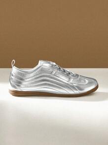 CUCCOO EASI 女式黑色复古休闲运动鞋