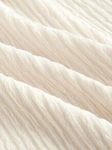 SHEIN MOD Gorgeous Court Peach V-Neck Dress With Pleated Details - Dreamy And Romantic, Perfect For Dates, Parties, Holidays, Tea Parties, And Birthdays V Neck Dress Cream Dress Tea Dress,Beach Outfits For Woman,Country Concert Outfit,Fairycore