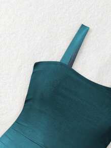 Swim Vcay Women's Elegant Ruched Ombre One-Piece Swimsuit With Wide Straps, Slimming Design One-Piece Bathing Suit For Summer Beach Vacation - Multicolor - View 7