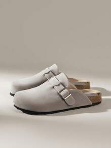 Solecia Women's Fashion Versatile Casual Simple Flat Loafers For Christmas - Light Grey - View 2